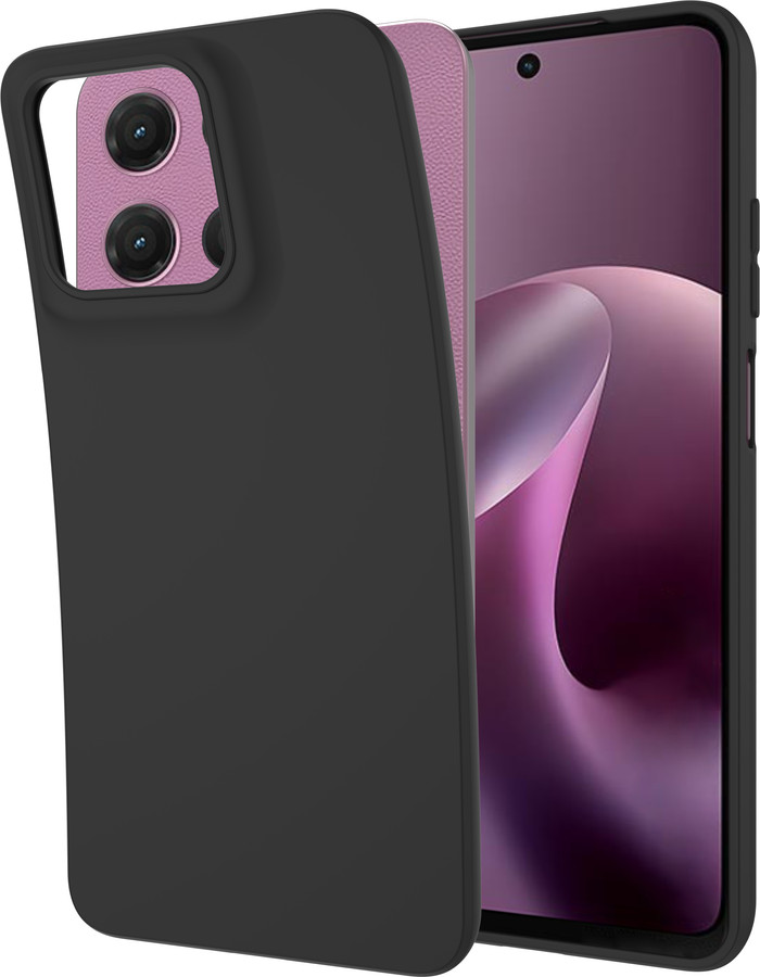Just in Case Soft Design Motorola Moto G17 / G17 Power Backcover Schwarz vorne