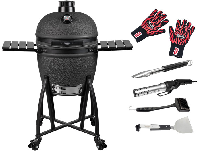 Grill Guru Prime Matte Black Large Starterset Main Image