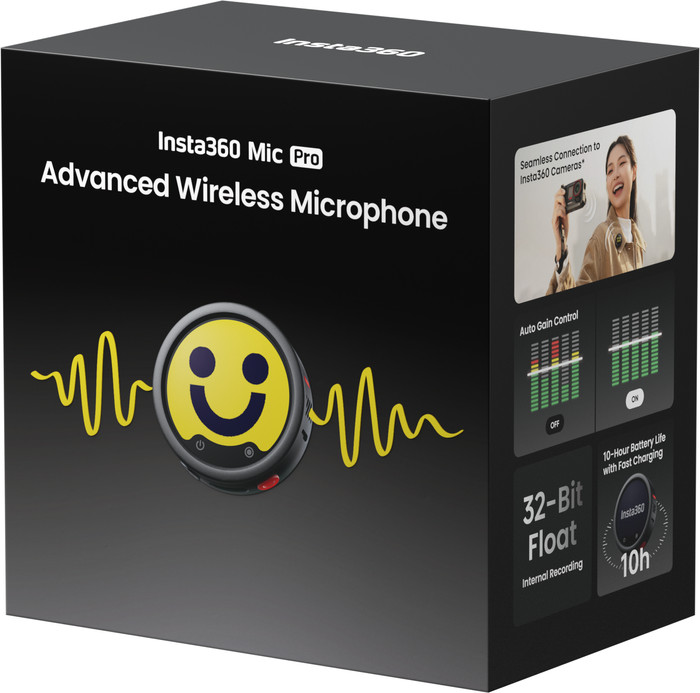 Insta360 Mic Pro Sender (Graphite Black) verpackung
