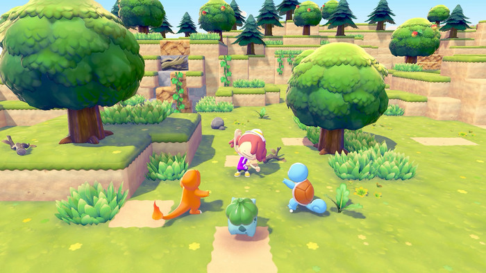 Nintendo Switch 2 + Pokémon Pokopia produkt in gebrauch