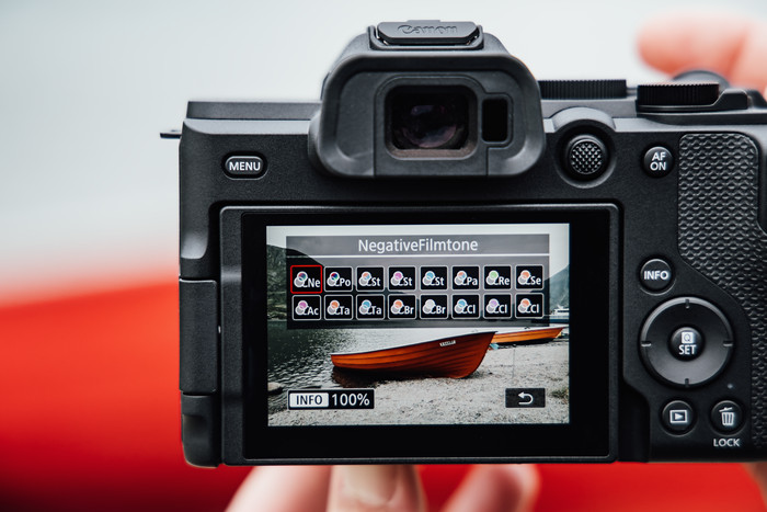 Canon EOS R8 Mark II produkt in gebrauch