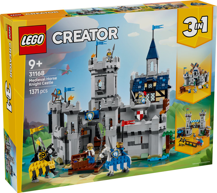 LEGO Creator 3-in-1 Ritterburg im Mittelalter 31168 verpackung
