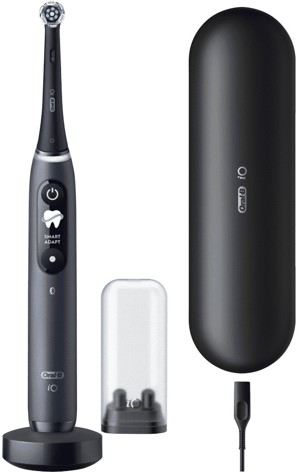 Oral-B iO 9N Schwarz mit zusätzlicher Aufsteckbürste Main Image