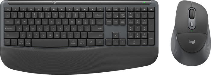 Logitech MK880 Signature Comfort Plus Kabellose Tastatur und Maus Combo Graphite QWERTZ oberseite