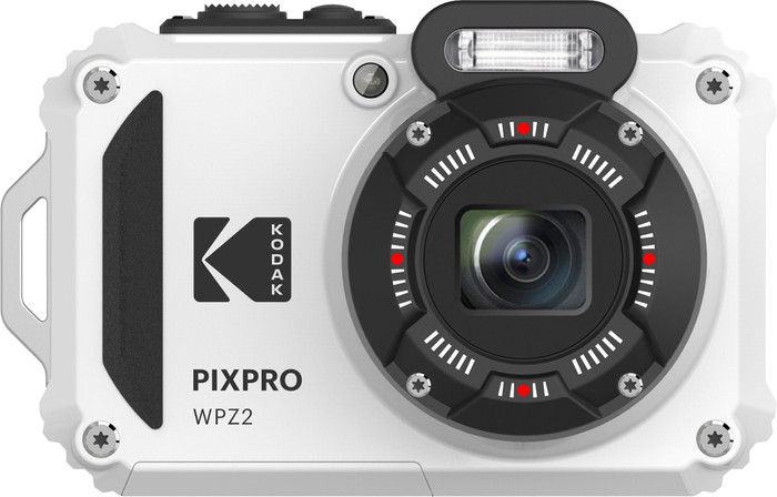 Kodak Pixpro WPZ2 Unterwasserkamera Weiß vorne