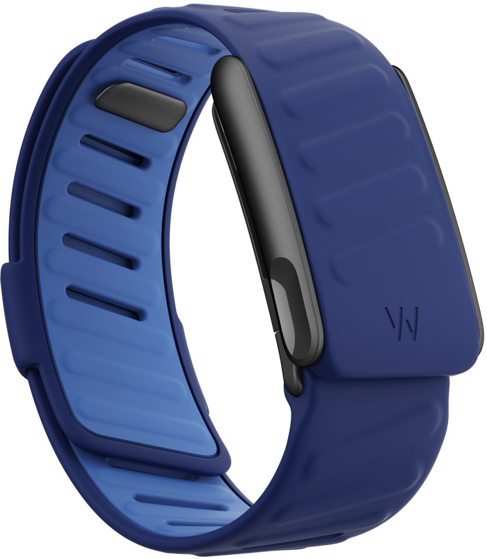WHOOP MG SportFlex Band Blau produkt in gebrauch