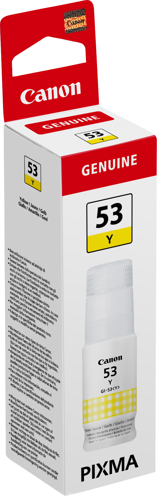 Canon GI-53 Tintenflasche Gelb verpackung