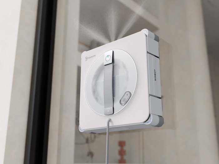 Ecovacs WINBOT W2S Pro Omni product in use