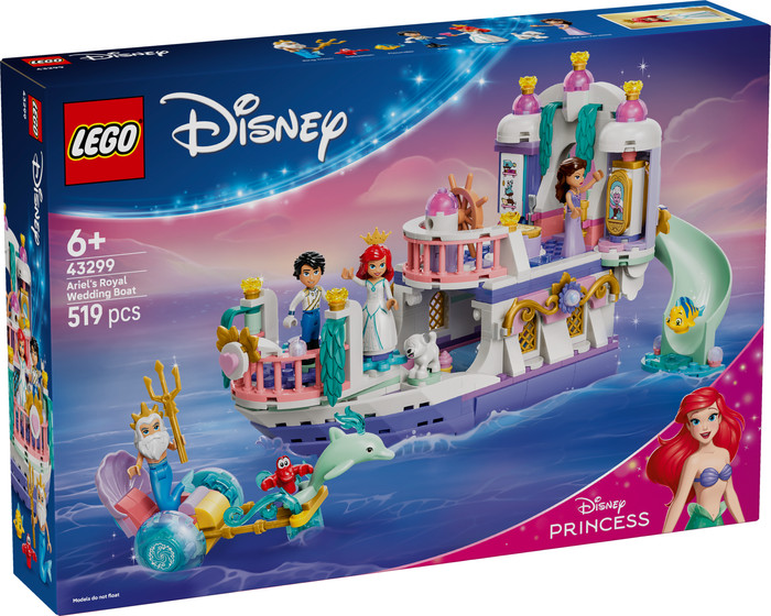 LEGO Disney Arielles Königliches Hochzeitsboot 43299 verpackung