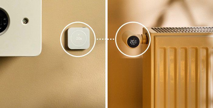 tado Kabelloser Smart-Thermostat X Starterset 2. Generation produkt in gebrauch