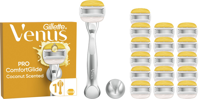 Gillette Venus Pro ComfortGlide + 16 Ersatzklingen Main Image