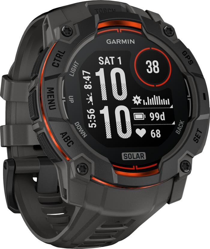 Garmin Instinct 3 Solar Black 50mm Main Image