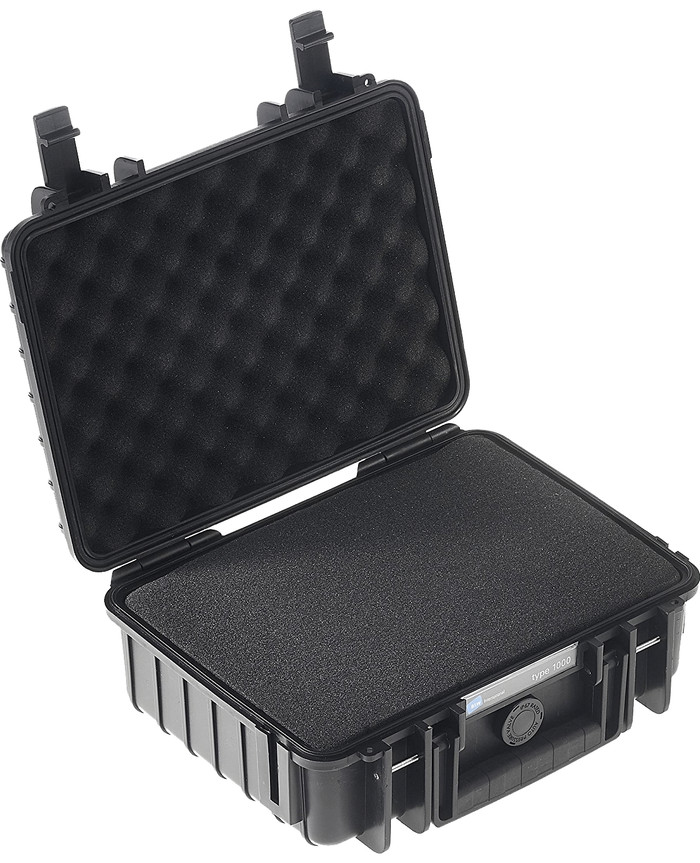 B&W type 1000 Black with Pick 'n Pluck Foam inside