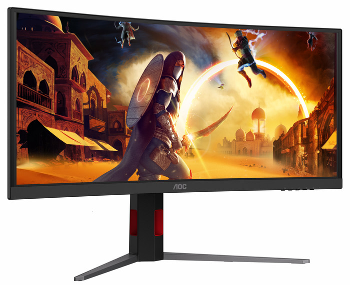 AOC AGON CU34G4CAP Curved vorne
