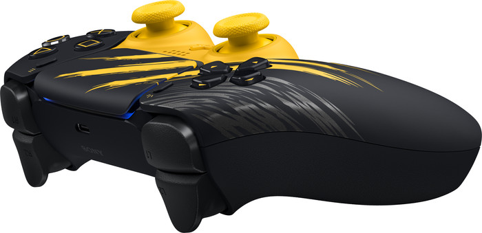 Sony PlayStation 5 DualSense Kabelloser Controller Wolverine Battle Yellow Limited Edition rückseite