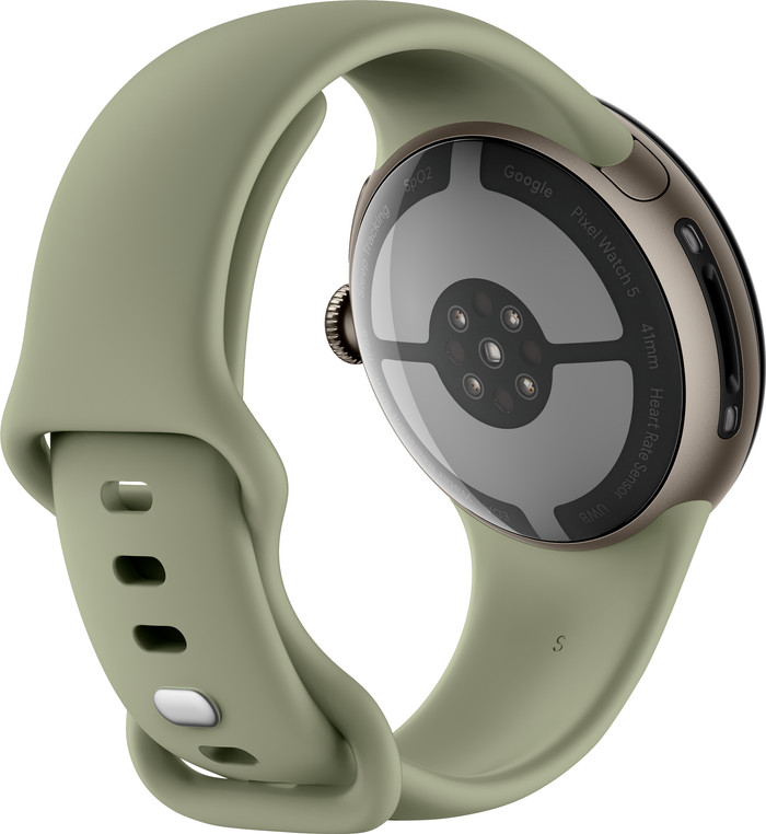 Google Pixel Watch 5 Green 41mm back