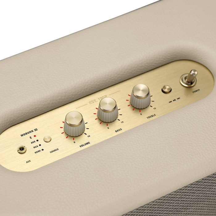 Marshall Woburn III Lautsprecher BT Cream detail