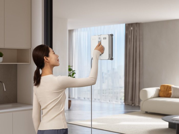 Ecovacs WINBOT mini 2 produkt in gebrauch