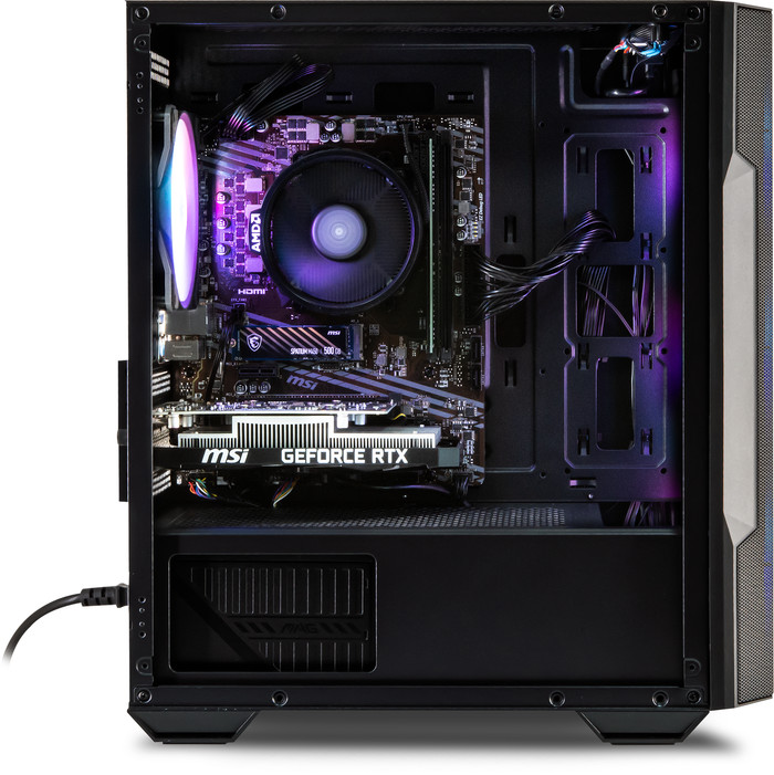 Cobalt x Powered by MSI - Tier 1 - RTX 3050 - Ryzen 5 5500 - 16GB - 500GB SSD innen