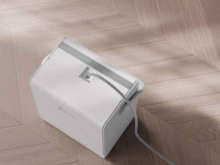 Ecovacs WINBOT W2S Pro Omni product in use