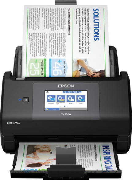 Epson WorkForce ES-590W product in use