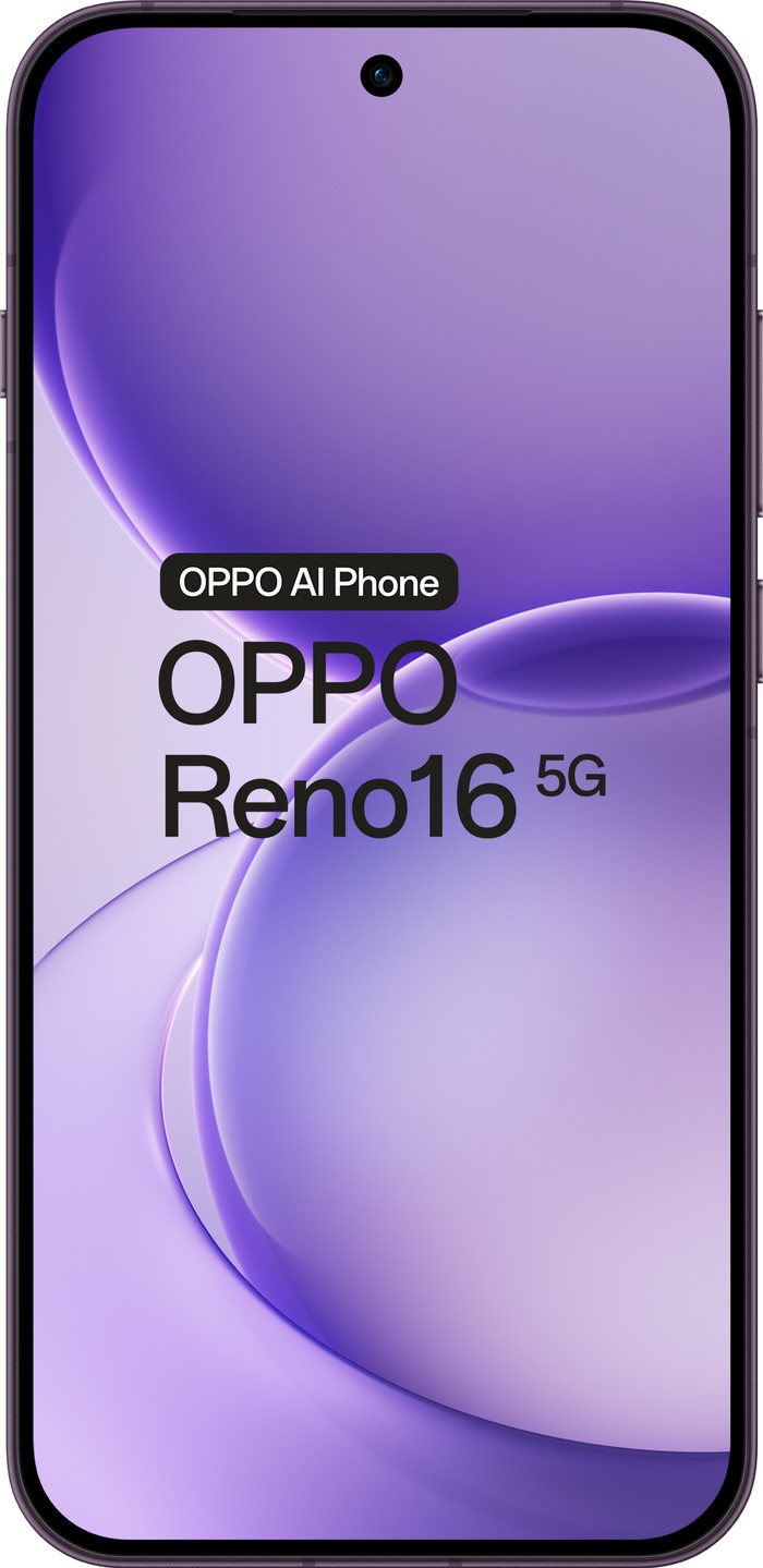 OPPO Reno16 512GB Lila 5G vorne