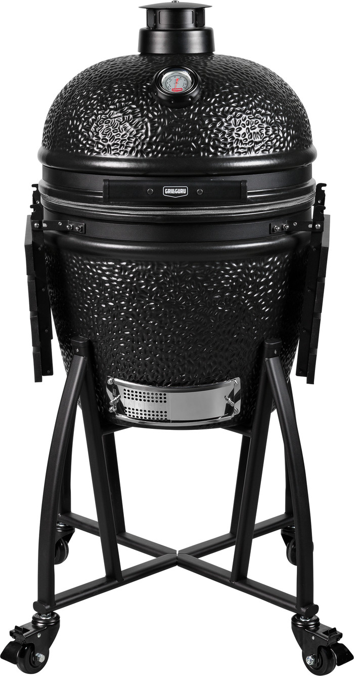 Grill Guru Prime Satin Black Large vorne