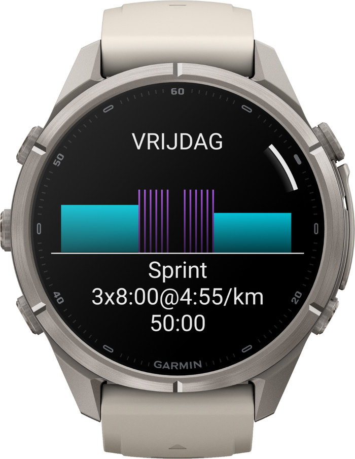 Garmin Fenix 9 Pro Titan 43 mm vorne