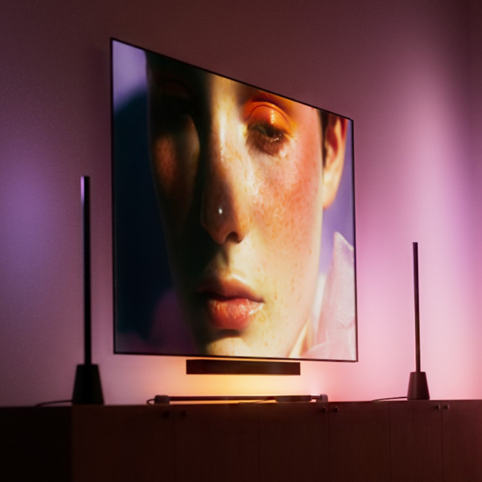Philips Hue Play HDMI Sync Box 4K produkt in gebrauch