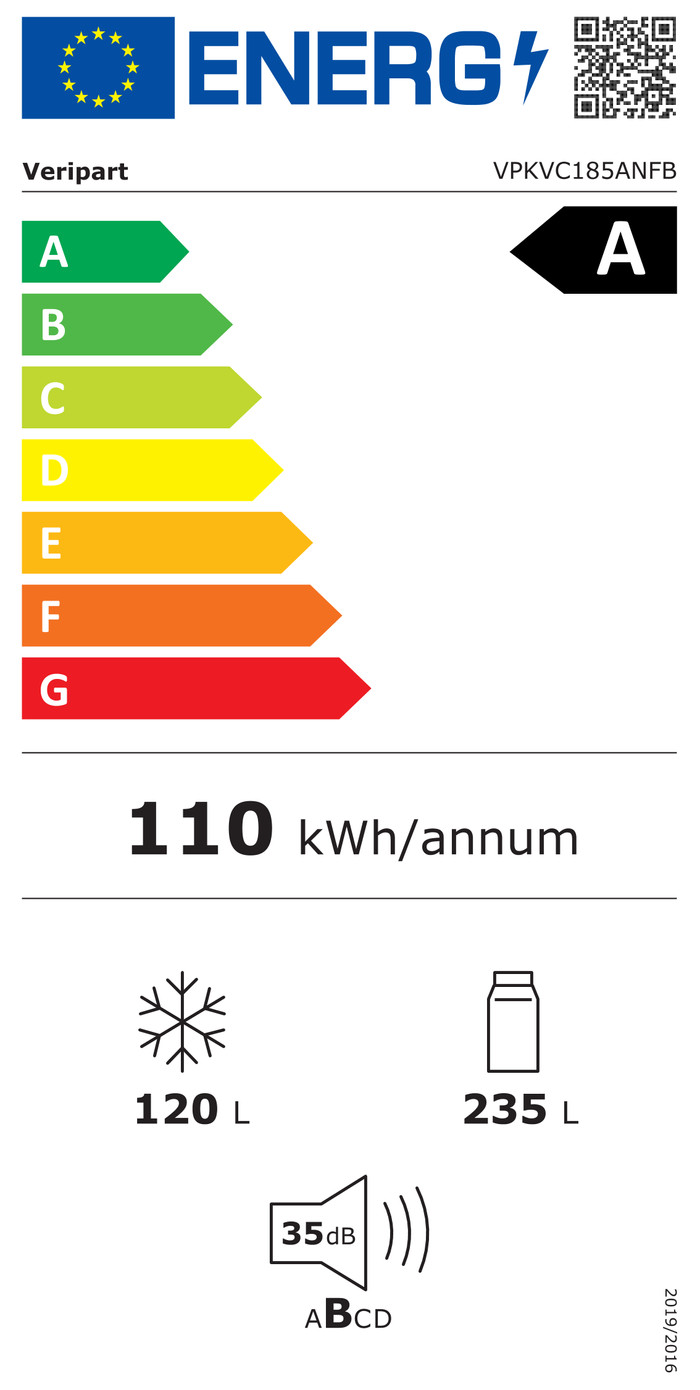 Veripart VPKVC185ANFB energy label