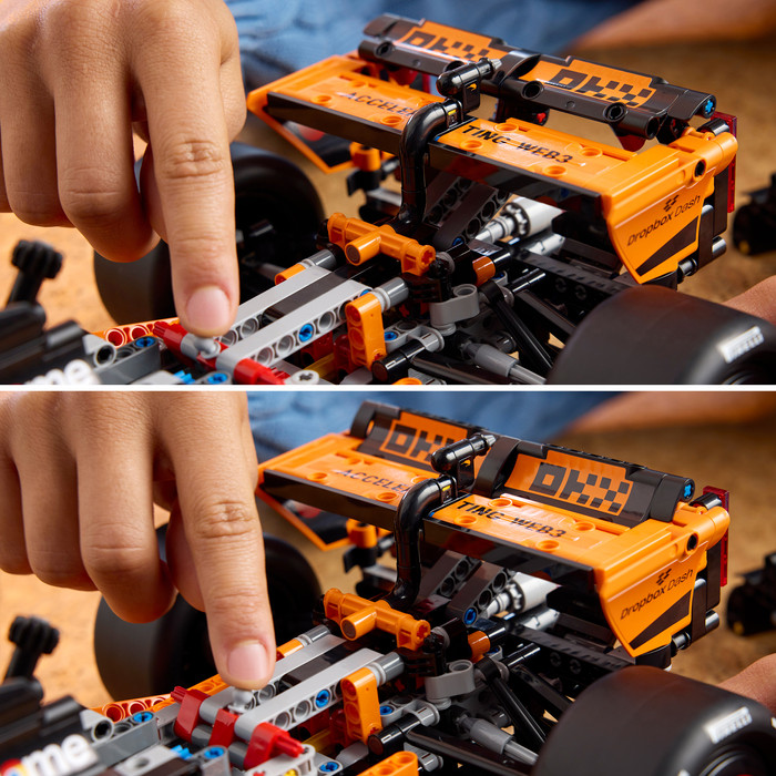 LEGO Technic McLaren MCL39 F1 Rennwagen 42228 produkt in gebrauch