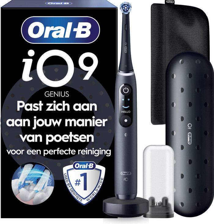 Oral-B iO 9n Onyx Black Value Pack packaging