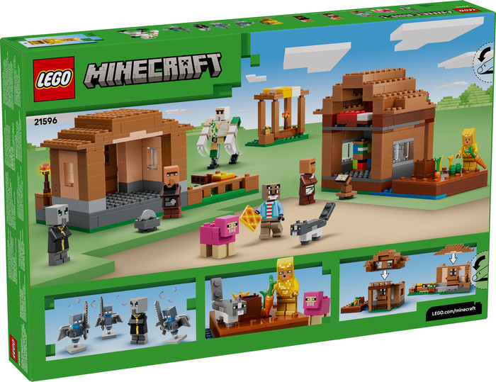 LEGO Minecraft Angriff des Magiers auf das Dorf 21596 verpackung