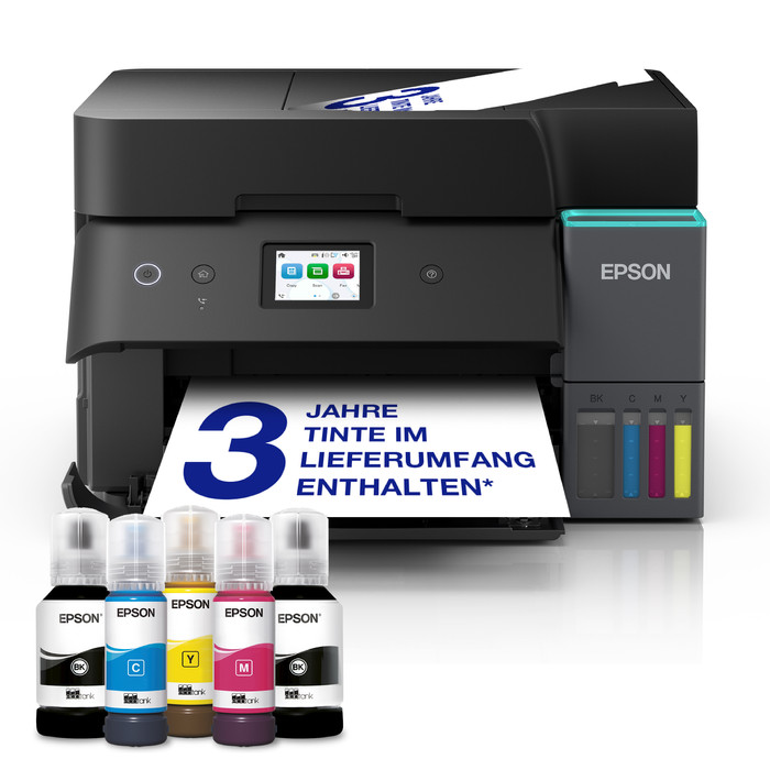 Epson EcoTank ET-4950 + 1 Set zusätzliche Tintenflaschen visueller lieferant