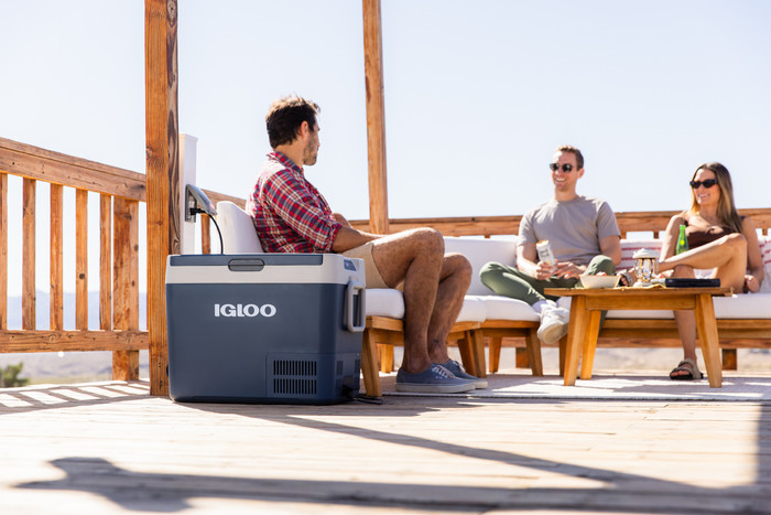 Igloo ICF60 produkt in gebrauch