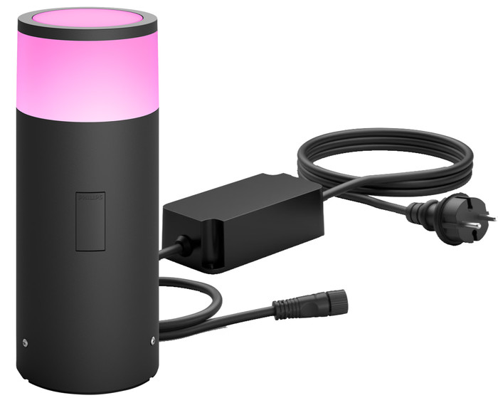 Philips Hue Calla pedestal lamp White and Color Black low Starter pack Main Image