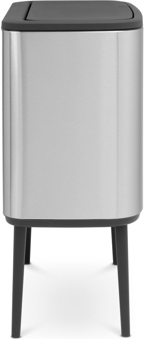 Brabantia Bo Touch Bin Mülleimer 3 x 11 Liter Matt Steel Fingerprint Proof rechte seite