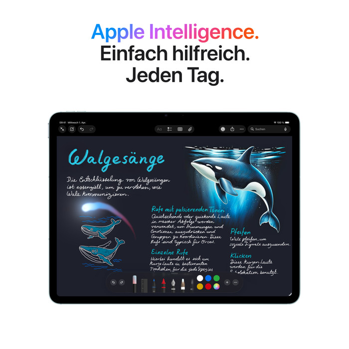 Apple iPad Air (2026) 13" 512GB Wi-Fi + 5G Blau visueller lieferant