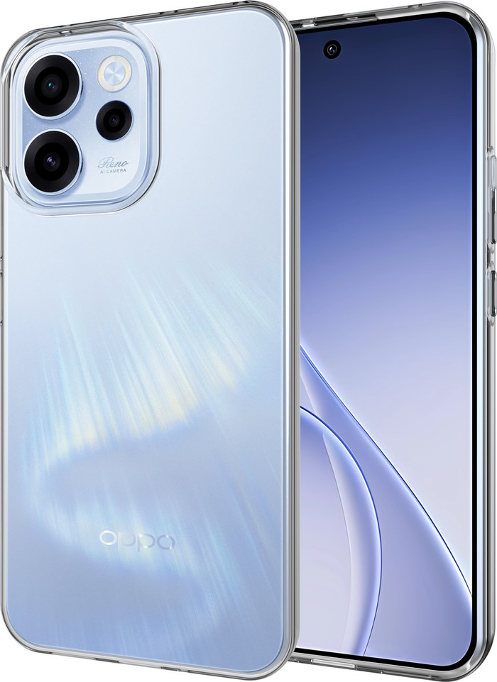 Just in Case Soft Design OPPO Reno15 F Back Cover Transparent front