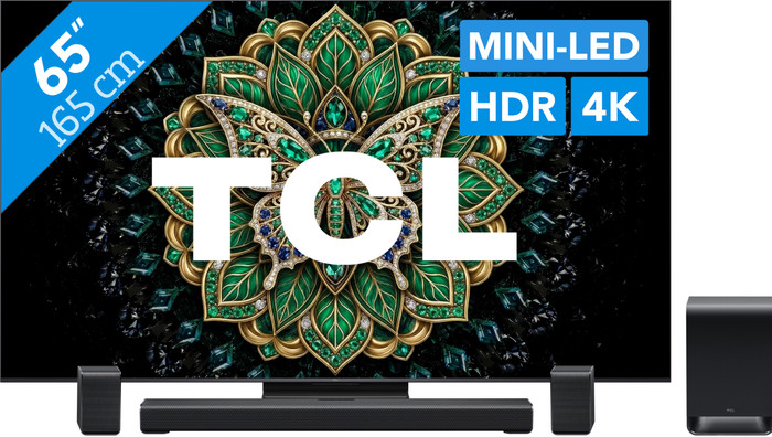 TCL QD Mini LED 65" C69K Pro (2026) + TCL S65K Main Image