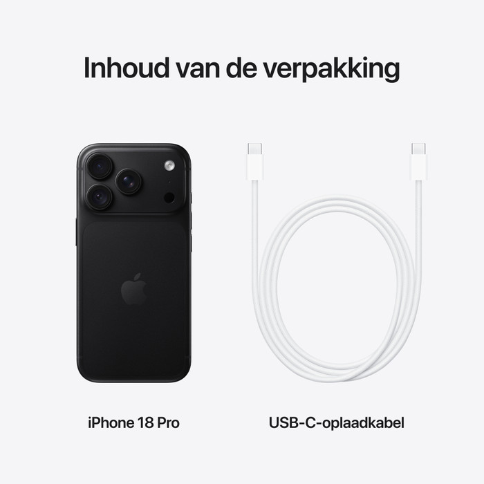 Apple iPhone 18 Pro 2TB Black visual supplier