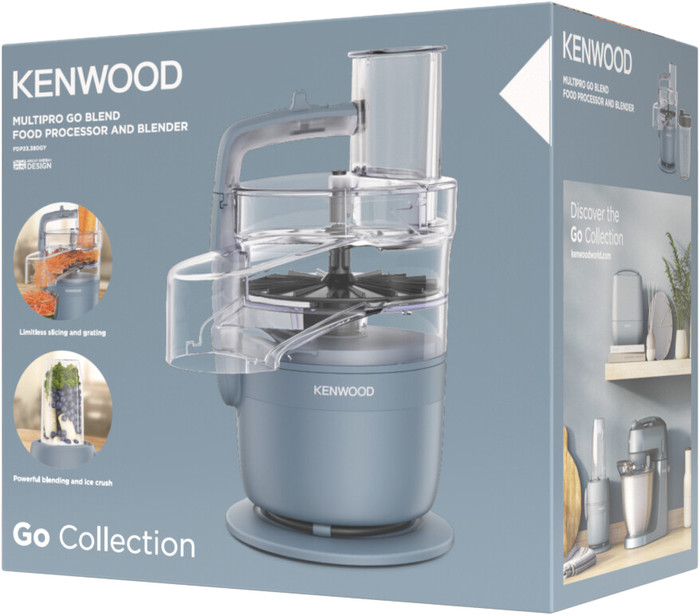Kenwood Multipro Go FDP23.380GY Storm Blue packaging