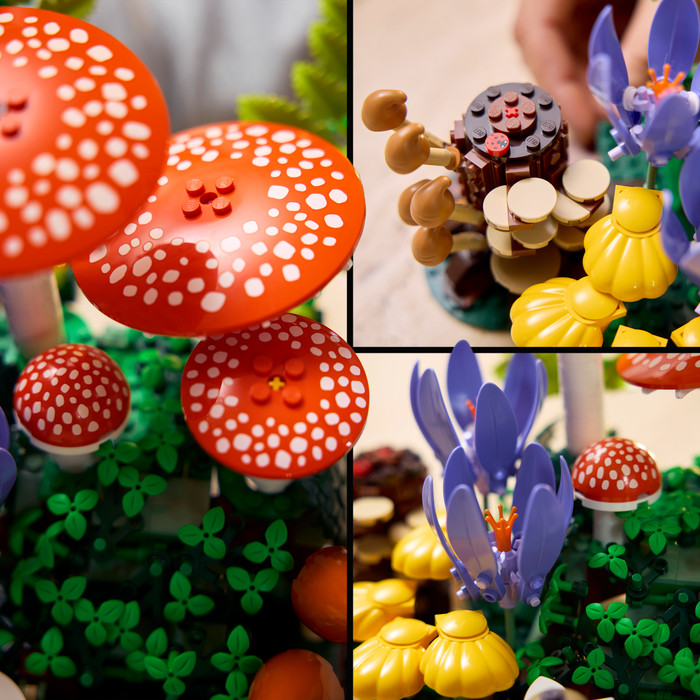 LEGO Botanicals Waldpilze 11505 detail