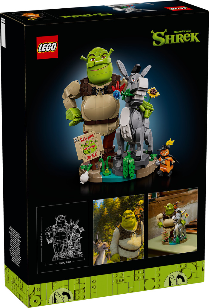 LEGO Shrek, Esel und Der Gestiefelte Kater 72423 verpackung