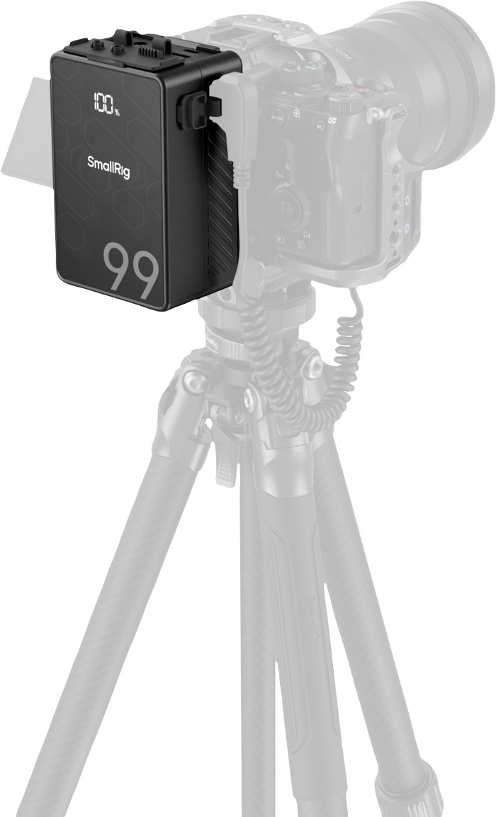 Smallrig Mini V-Mount Akku VB99 SE produkt in gebrauch