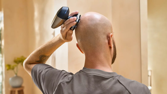Philips Headshaver Pro Series 9000 HS9980/15 produkt in gebrauch
