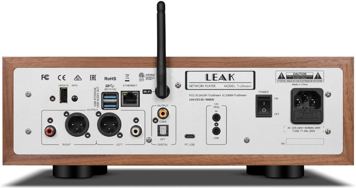 LEAK TruStream Walnut back