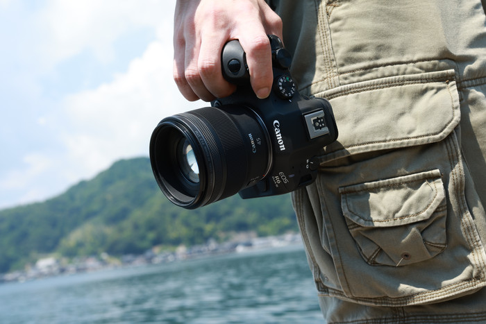 Canon RF 45 mm F1.2 STM produkt in gebrauch