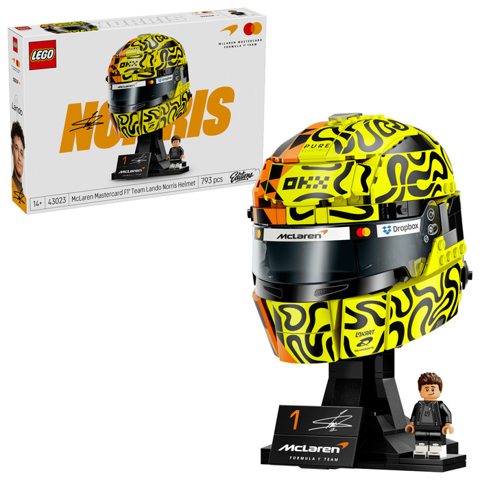 LEGO Editions McLaren Mastercard F1 Team Lando Norris¿ Helm 43023 rechte seite