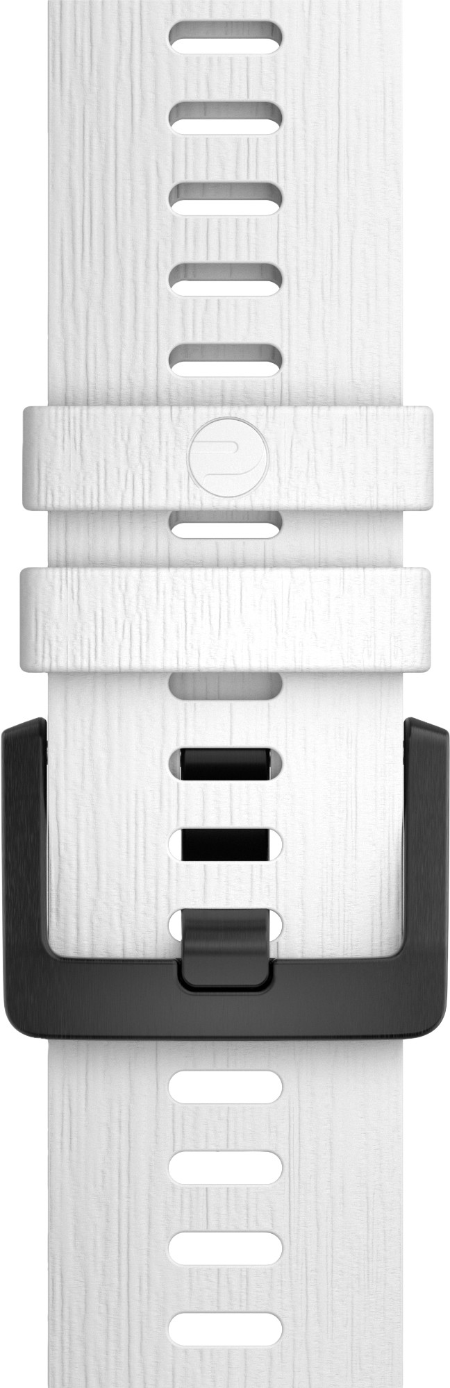 Polar Silicone Watch Strap White 22mm S/L detail